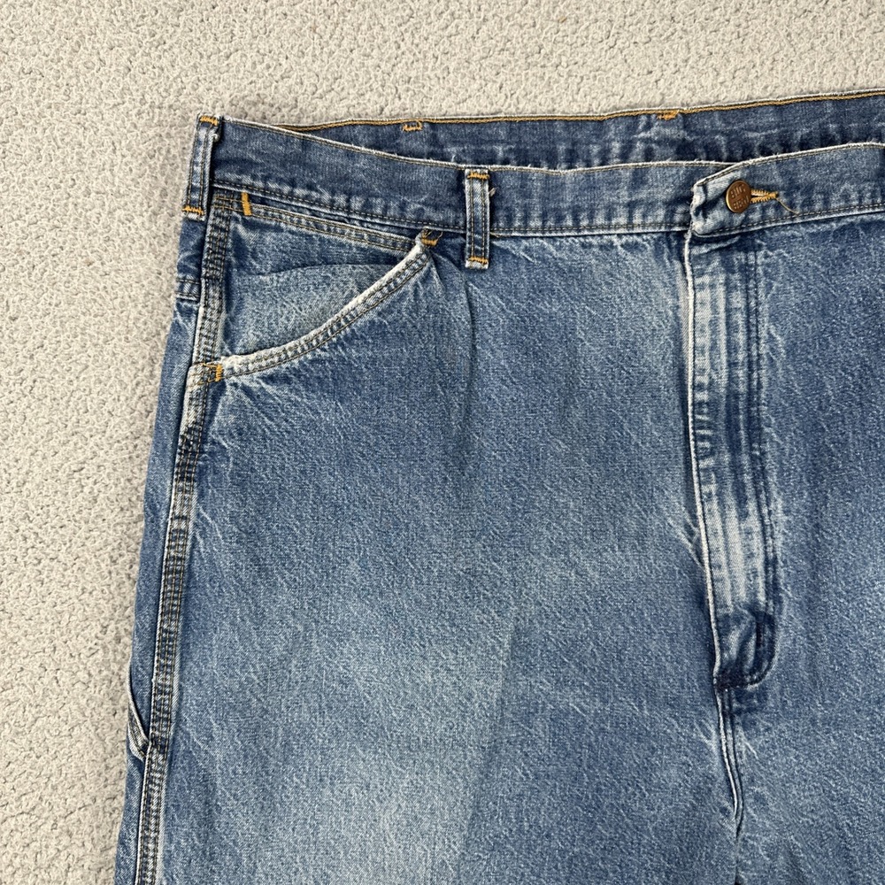Vtg Big Ben Carpenter Jeans Men 44x26* Blue Workwear Made in USA 5RO9MDZ - Picture 13 of 16